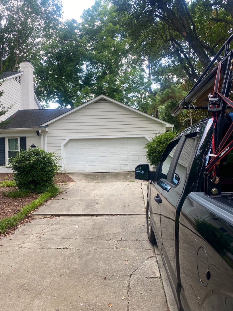 Garage door panel replacement job